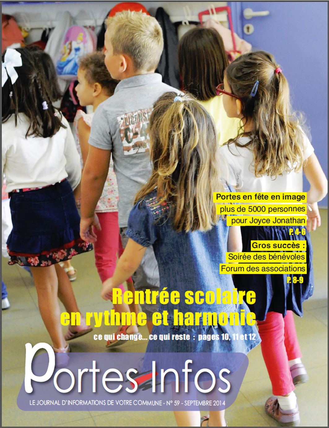 Couverture Portes-infos N° 59 - septembre 2014